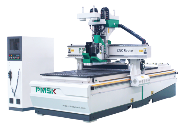 CNC Router Κέντρο εργασίας PMSK DA48 Multi Spindles με Auto Nesting, ATC και 2 πριόνια